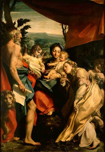 Madonna and Child with SS Mary Magdalen and Jerome 