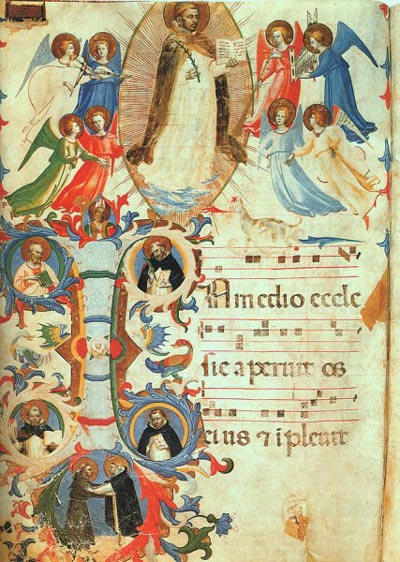 The Triumph of St Dominic, manuscript, Museo San Marco 