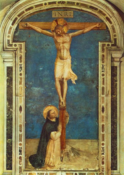 Saint Dominic Adoring the Crucifixion 