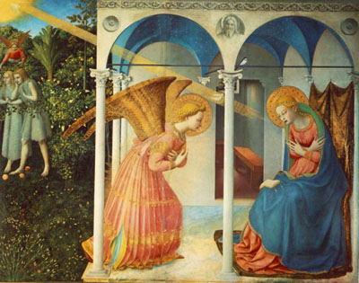 The Annunciation, now in the Prado 