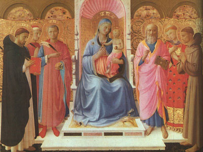 Virgin with St Peter Martyr and saints 