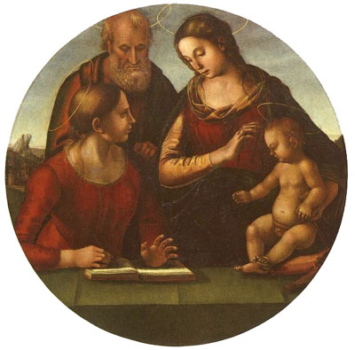 Madonna and Child with saints 