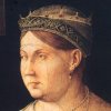 Portrait of Caterina Cornaro, Museum of Fine Arts, Budapest<br>By Jacopo or Gentile 