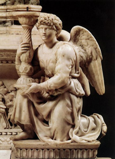 Angel with a candelabrum 