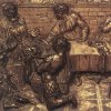 The Feast of Herod, Baptismal font, Baptistery, Siena 