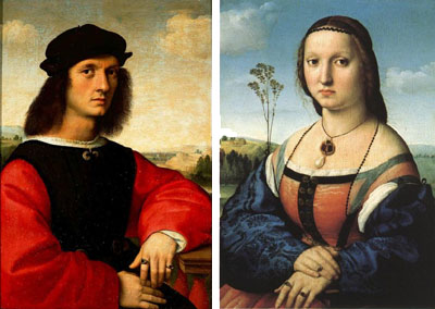 Portraits of Agnolo and Maddalena Doni 