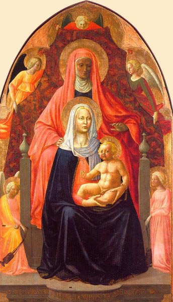 The Virgin and Child with St Anne, Uffizi