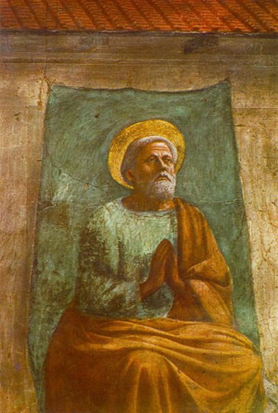 St Peter enthroned