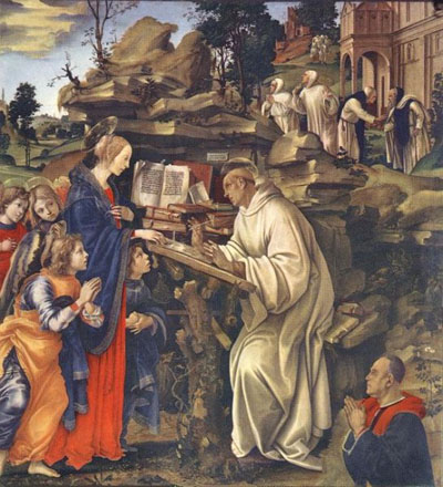 The Virgin appears to Saint Bernard 